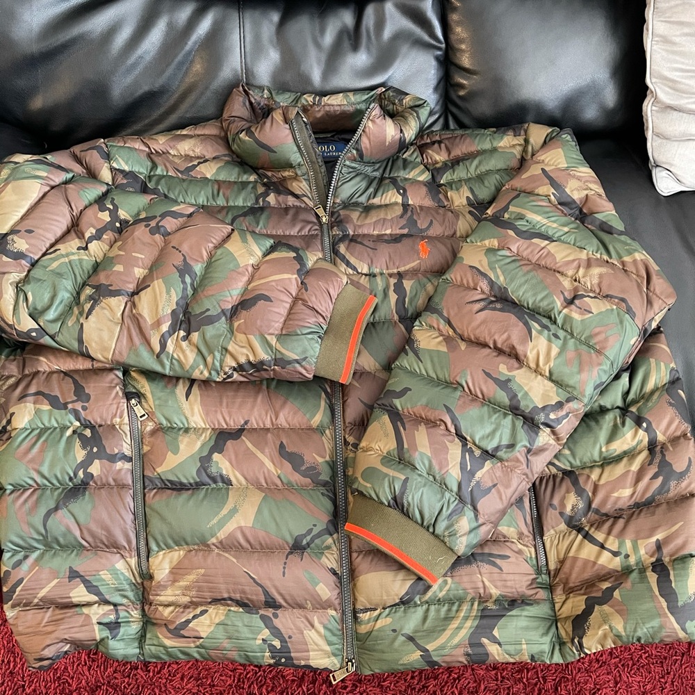Ralph Lauren Camo Packable Down Jacket